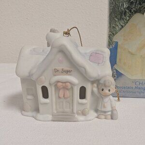 The Vintage 1993 "Chapel" Porcelain Hanging Ornament from the Precious Moments